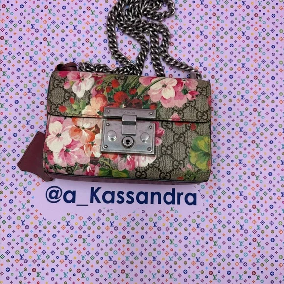 Gucci GG Blooms Padlock Chain Bag 🔒🌸😈 - Picture 3 of 12